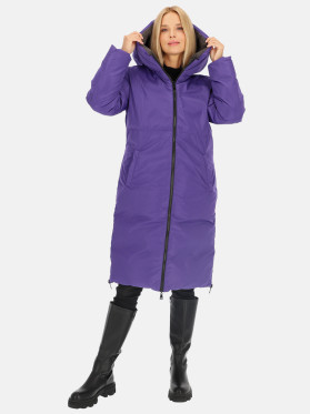 Dwustronny płaszcz damski z kapturem Rino & Pelle Keila