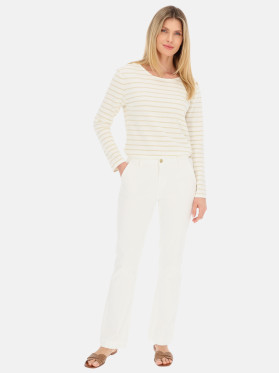 Białe klasyczne jeansy Red Button Bibette