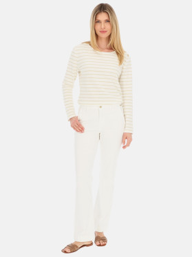 Białe klasyczne jeansy Red Button Bibette