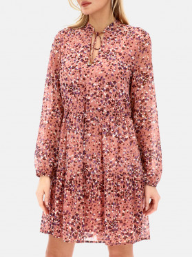 Luźna sukienka z wiązaniem w pasie Rino & Pelle ALDONA