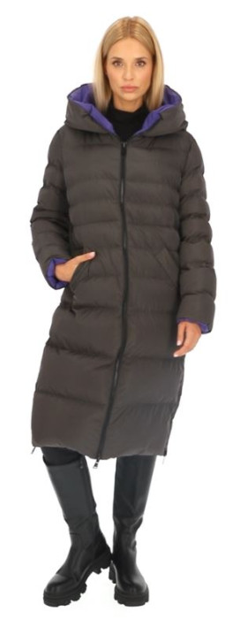 Dwustronny płaszcz damski z kapturem Rino & Pelle Keila