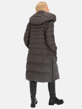 Dwustronny płaszcz damski z kapturem Rino & Pelle Keila