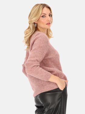 Sweter z wełny merynosa i alpaki L'AF Enzo