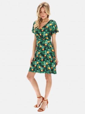 Sukienka z motywem ananasów Smashed Lemon 21098-530-150