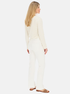 Białe klasyczne jeansy Red Button Bibette