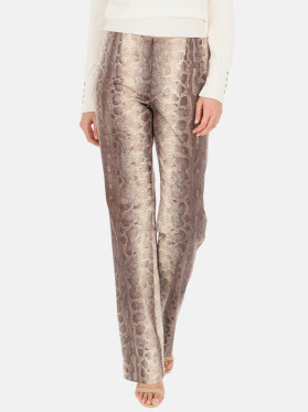 Spodnie damskie z motywem skóry węża Potis & Verso Giulia
