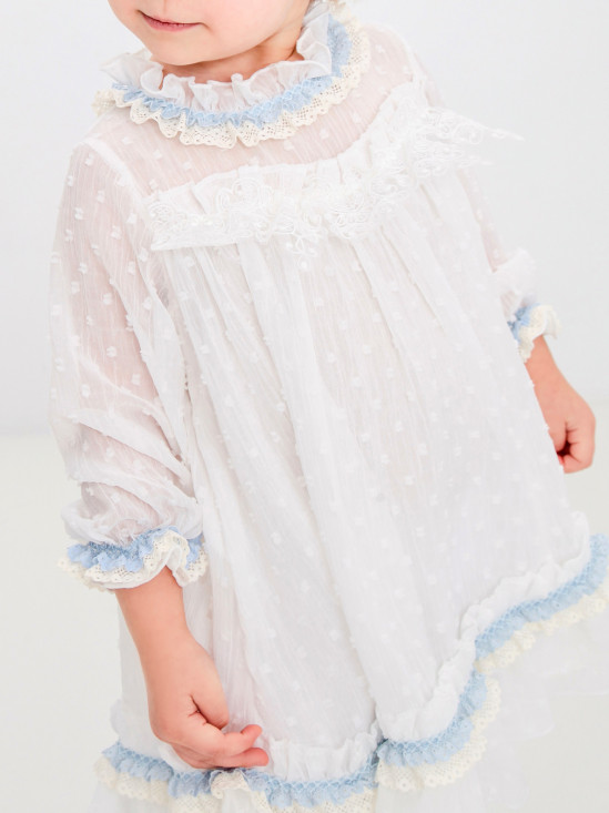  Biała sukienka dziecięca Anima by Justyna Steczkowska