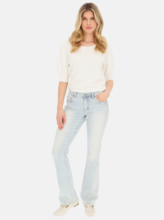  Jeans Red Button Babette