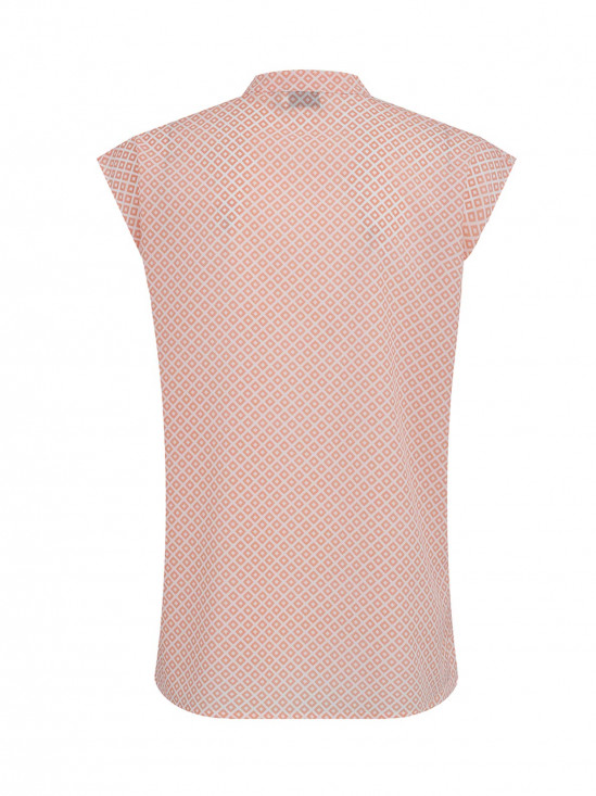  Bluzka w różowy geometryczny wzór Premiera Dona Meli