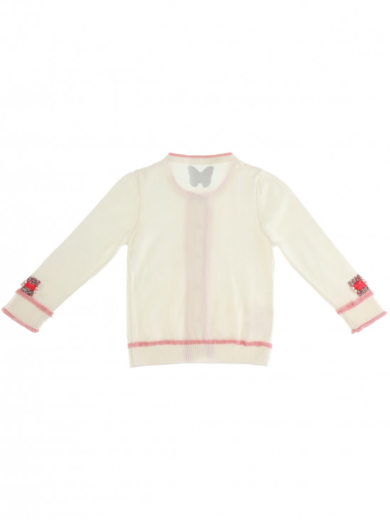  Sweter z różowymi elementami Anima by Justyna Steczkowska