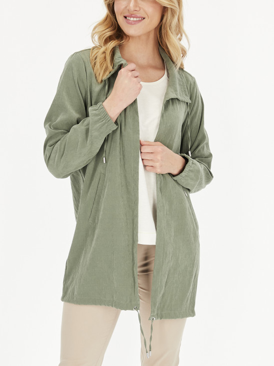  Zielona kurtka bez zapięcia Sunwear