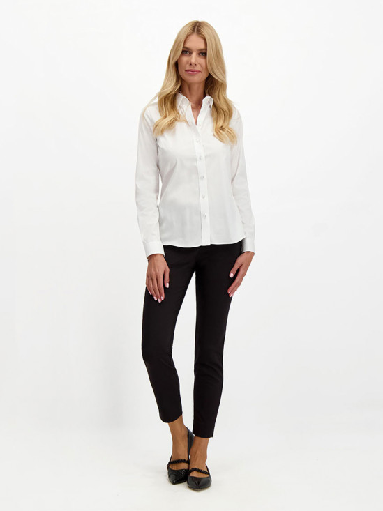  Biała bawełnina koszula Lavard Woman 84085
