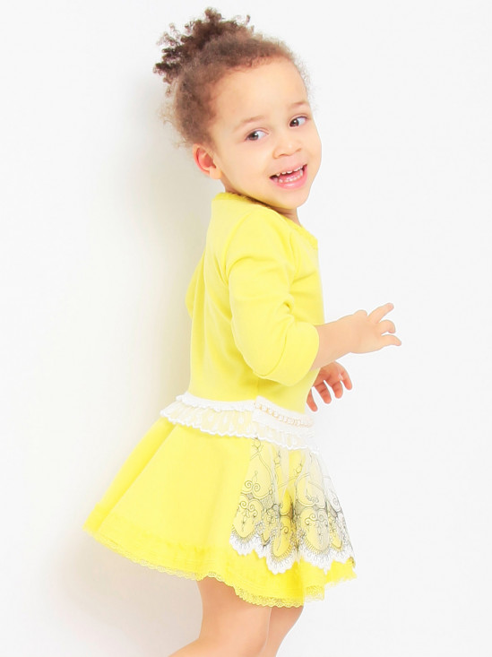  Żółta sukienka dziecięca Anima by Justyna Steczkowska