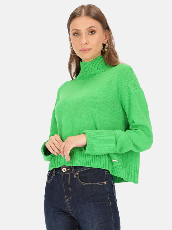 Sweter oversize damski ze stójką Eye For Fashion Roca