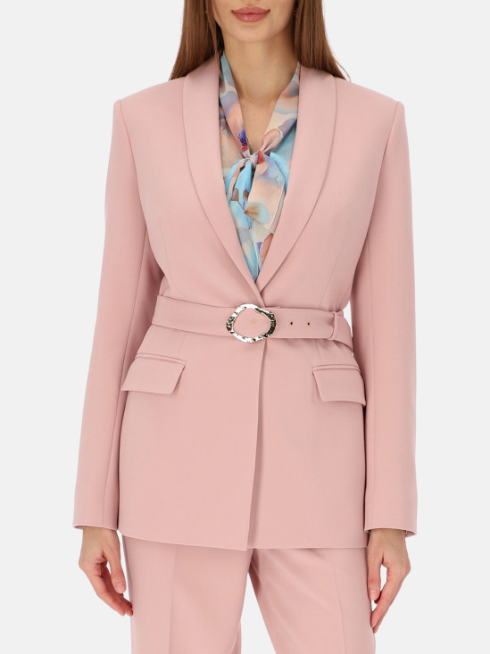  Różowa elegancka marynarka damska L'AF Arleta