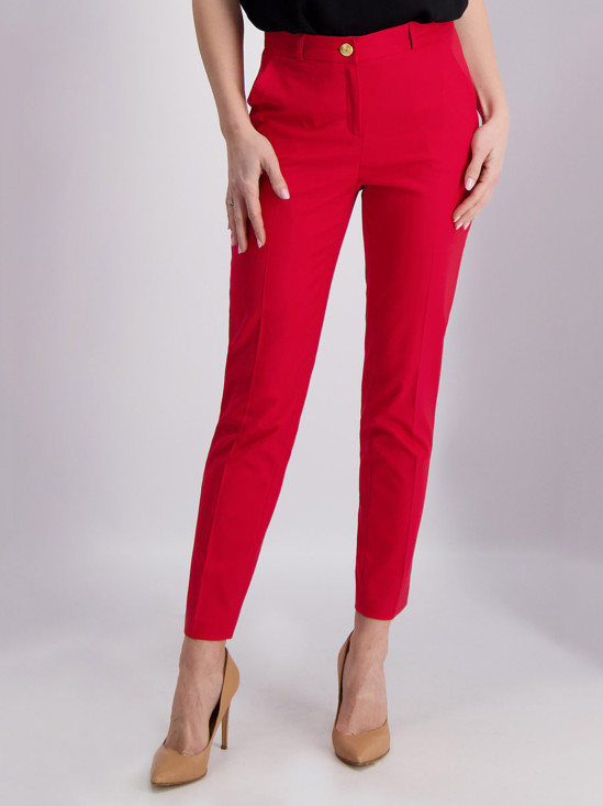  Czerwone spodnie cygaretki Lavard Woman 86030