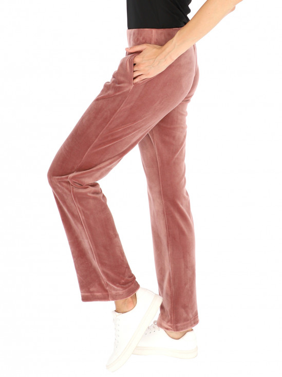  Różowe welurowe spodnie L'AF Nell