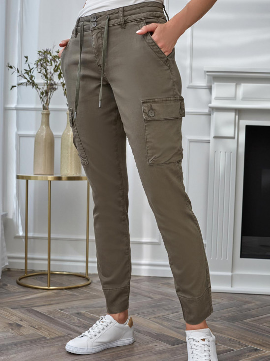  Trousers Red Button Combat