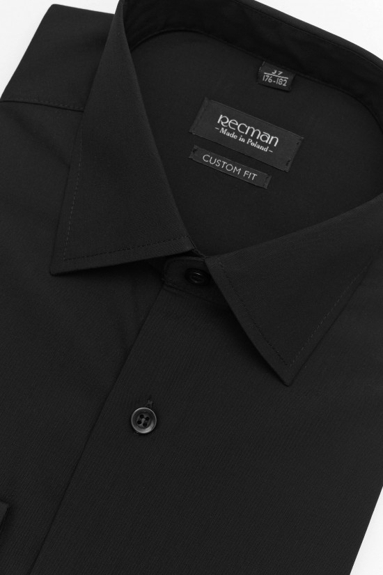  Klasyczna czarna koszula Recman Versone COD4 custom fit