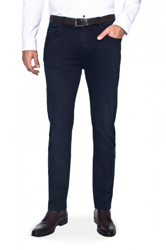  Granatowe spodnie jeansowe Recman MORELLO 221 G